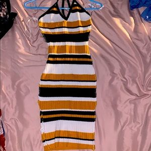 Bodycon striped dress